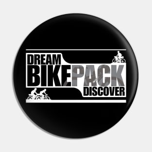 Dream Bikepack Discover Grey on Dark Color Pin