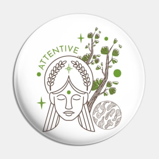 Virgo - zodiac designs for t-shirts Pin