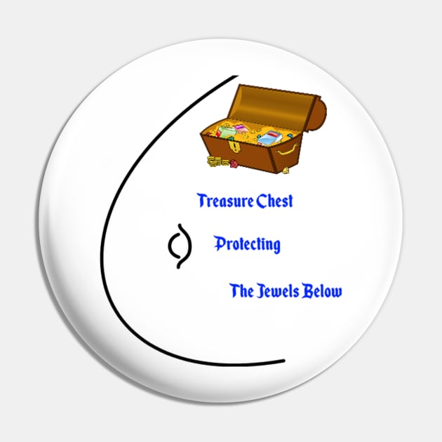 Treasure Chest Pin by XS Tings