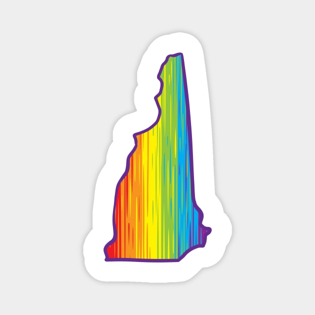 New Hampshire Pride Magnet by Manfish Inc.