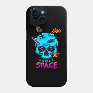 Space skull Phone Case