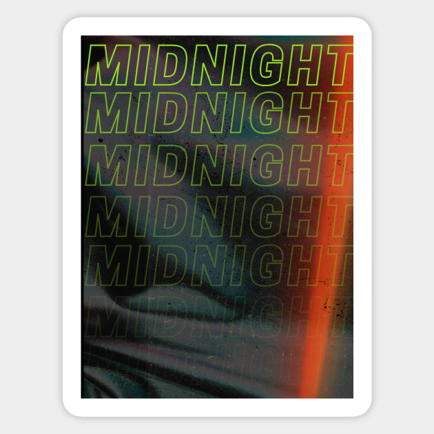 Midnight Aesthetic - Midnight - Sticker | TeePublic