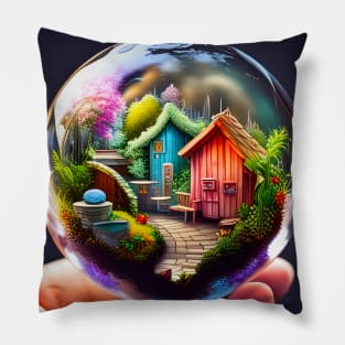 Dream House on Hand Pillow