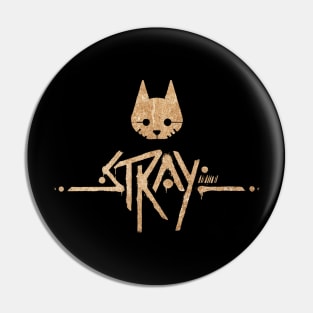 stray cat vintage Pin