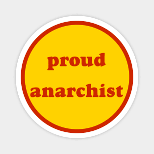 Proud Anarchist Magnet