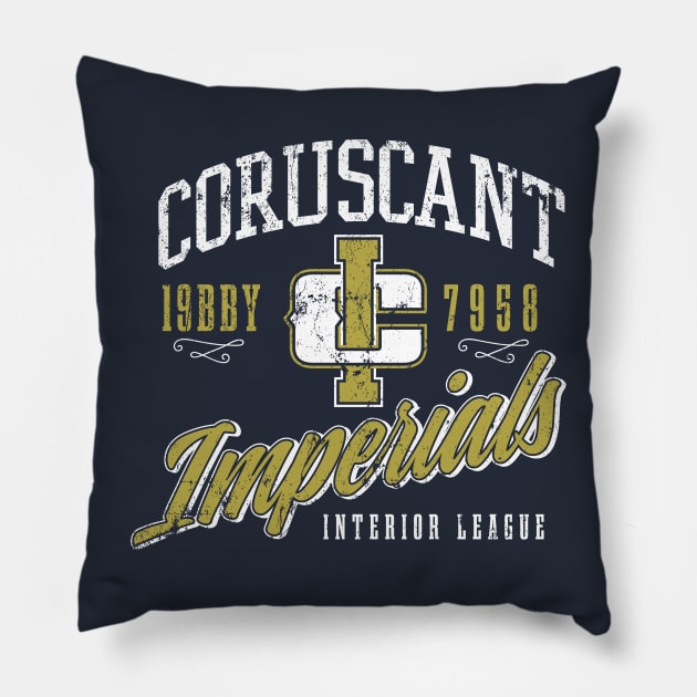 Coruscant Imperials Pillow by MindsparkCreative