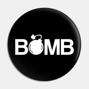 Bomb Wordmark Pin