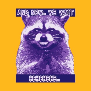 Evil Raccoon Plotting Something T-Shirt