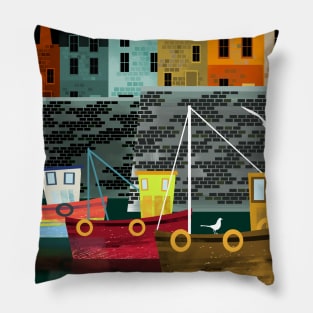 Coastal Town Pillow