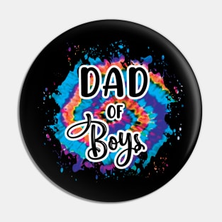 Dad Of Boys Pin