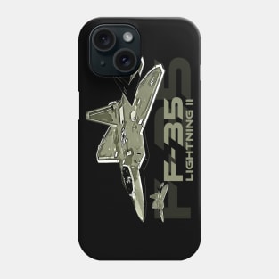 F-35 Lightning Fighter Jet Phone Case