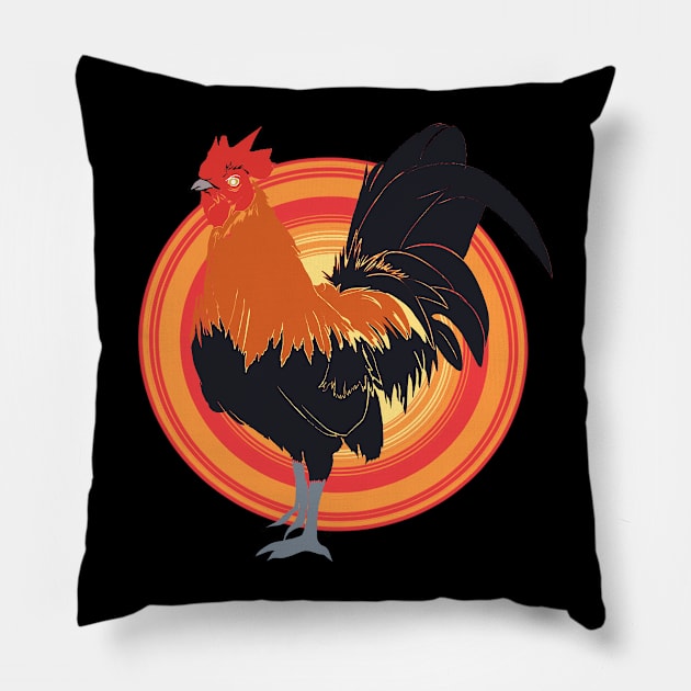 Rooster Pillow by Figgy