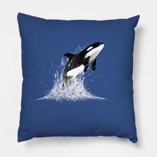 orca's can fly Pillow