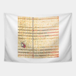 Cursive Retro Tapestry