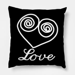 Love Funny Heart Quilling Hobby Valentine day Pillow
