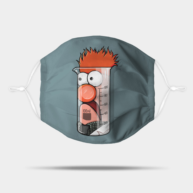 Beaker Muppets Science Muppets Mask TeePublic