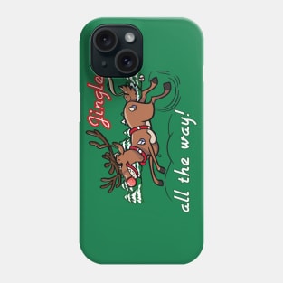 Jingle All the Way Sleigh Bells Christmas Time Phone Case