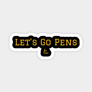 Lets Go Pens Magnet