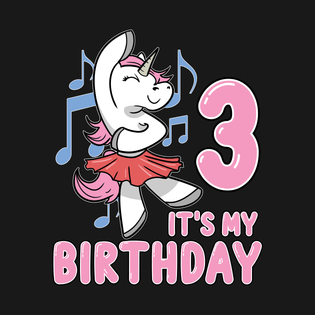 It's my Third Birthday Unicorn Ballerina by ModernMode