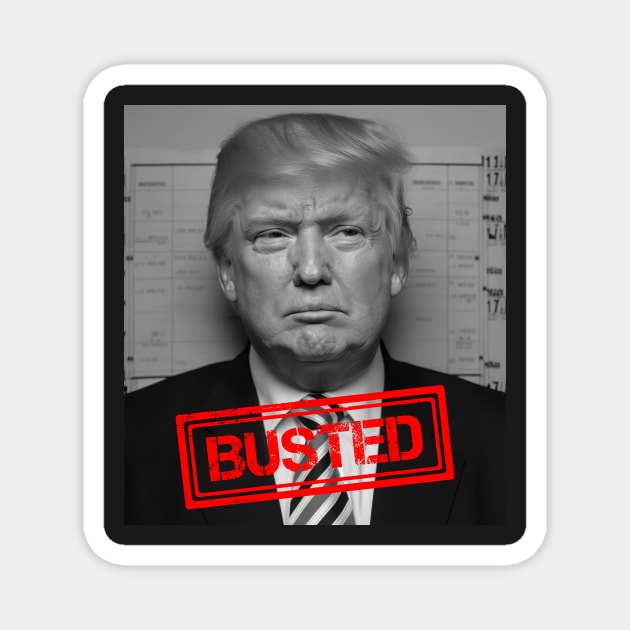 Trump Busted Magnet by Brianconnor