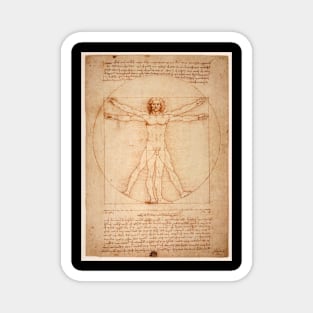 Vitruvian Man Magnet