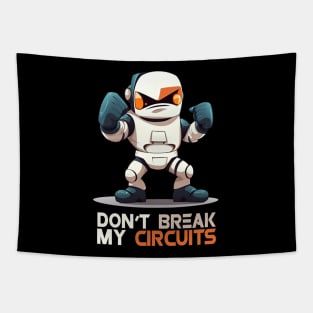 Karate Robot - Don't break my circuits! Tapestry