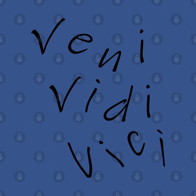 Veni vidi vici typography by enflow