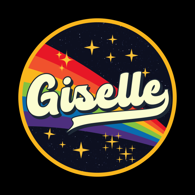 Giselle // Rainbow In Space Vintage Style by LMW Art