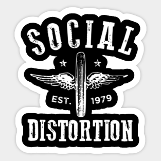 Skelly Social Distortion Stickers Teepublic