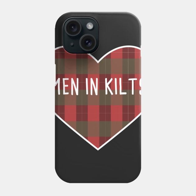 I Love Men In Kilts Phone Case by MeatMan