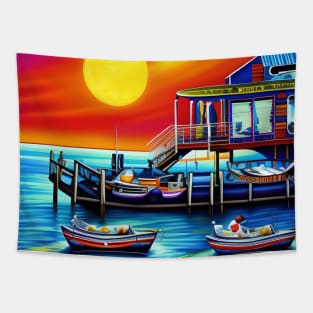 Beautiful Harbours Tapestry