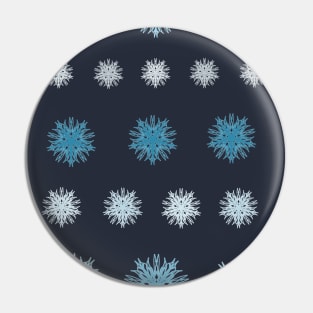 Seasonal Holiday Snowflake Pattern Pin