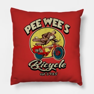 Pee Wee's Bicycle // 1985 Vintage Pillow