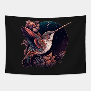 Hummingbird Blast Off Tapestry