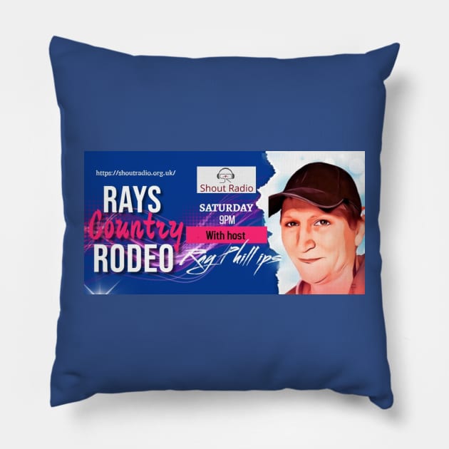 Ray's Country Rodeo Pillow by Shout Radio