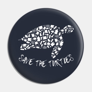 Save The Turtles Pin