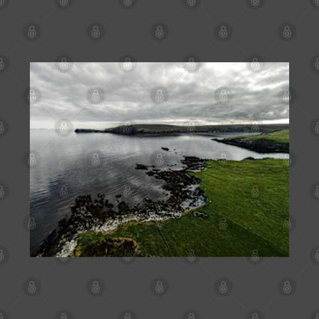 Houbie Coast, Fetlar by Avalinart