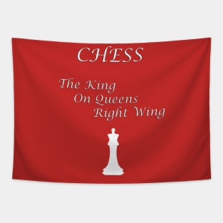 Chess Slogan - The King Tapestry