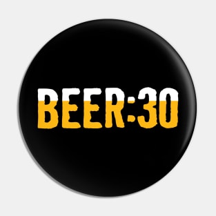 Beer : 30 Beer Thirty Break Time Pin