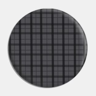 Black Check Pin