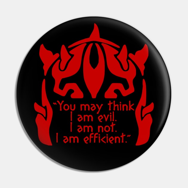 Maul Efficiency Pin by Polymathic Pastiche