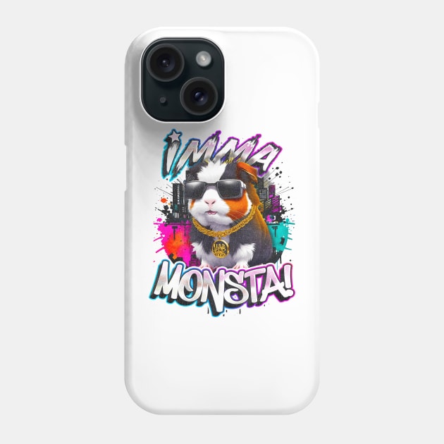 Imma Monsta! HAMSTER | Whitee | by Asarteon Phone Case by Asarteon