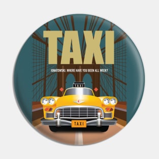 Taxi TV Series Poster Pin