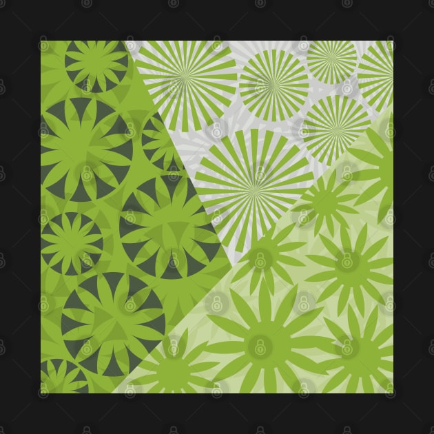 green floral decorative pattern by PlusAdore