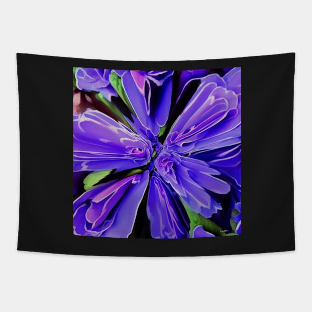 Stocksom Crystal Flower 2 Tapestry by stocksomart