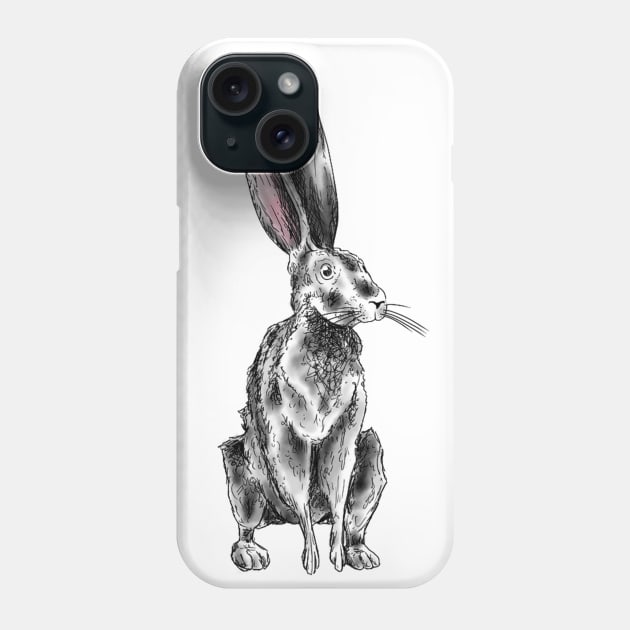 Hare Phone Case by GnauArt