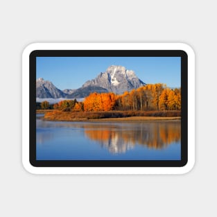 Oxbow Bend in Fall Glory Magnet