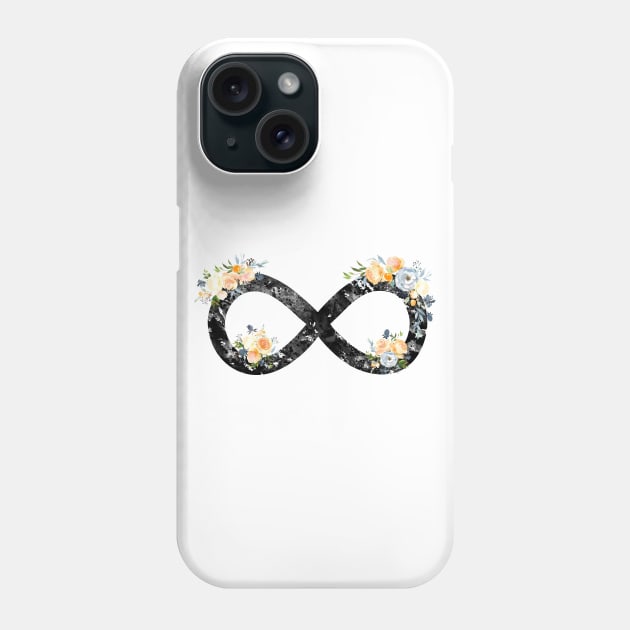 Infinity Symbol Phone Case by erzebeth