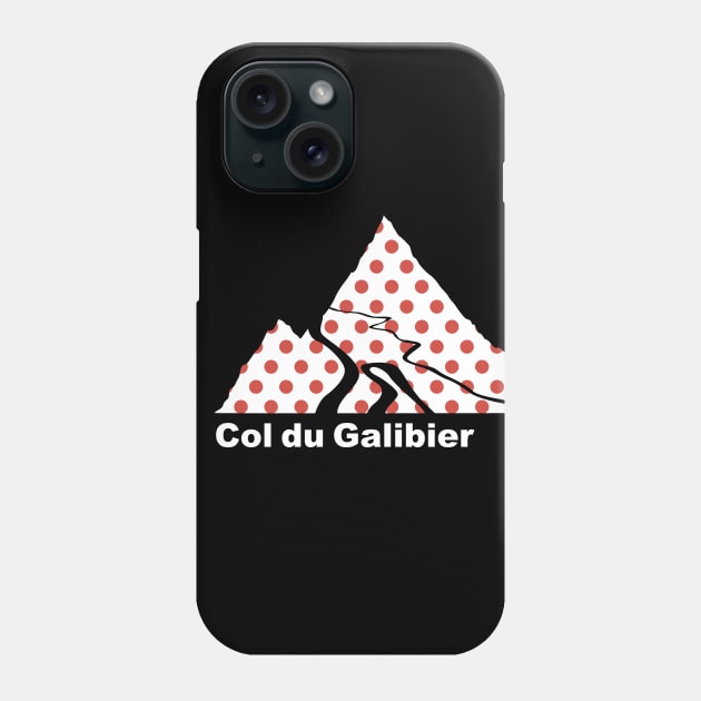 Col du Galibier - KOM Phone Case by NeddyBetty