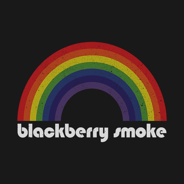 Blackberry Smoke / Vintage Rainbow Design // Fan Art Design by Arthadollar